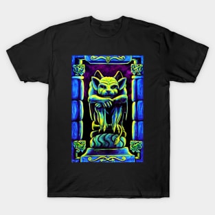 Gothic Gargoyle Cool Trippy Vintage Blacklight Goth Hippie T-Shirt